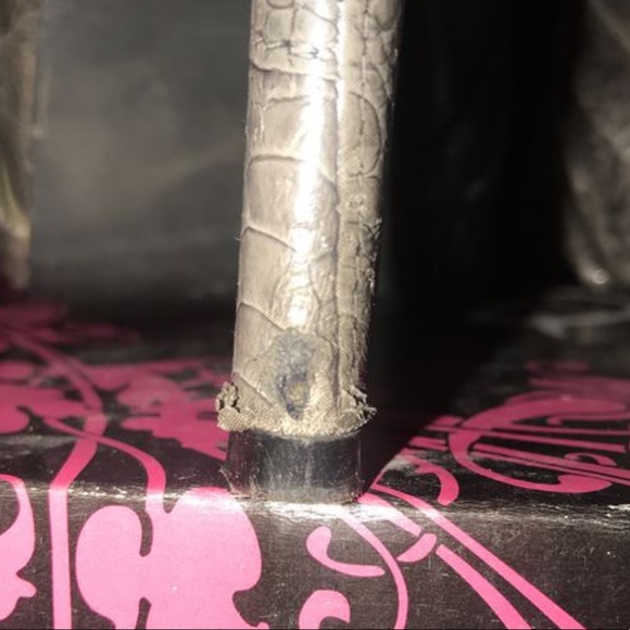 Grey snake heels. Pumps. Platforms - Picture 4 of 4